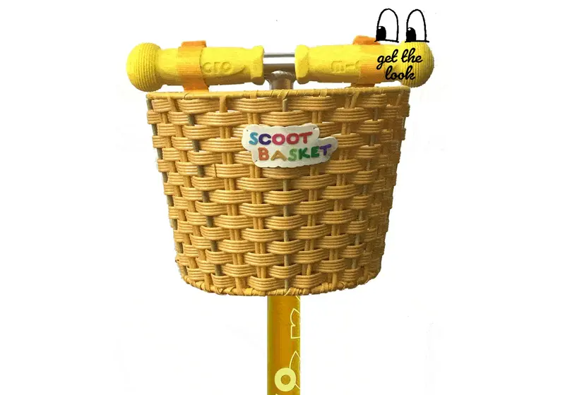 Micro Scooter Basket - Yellow 1