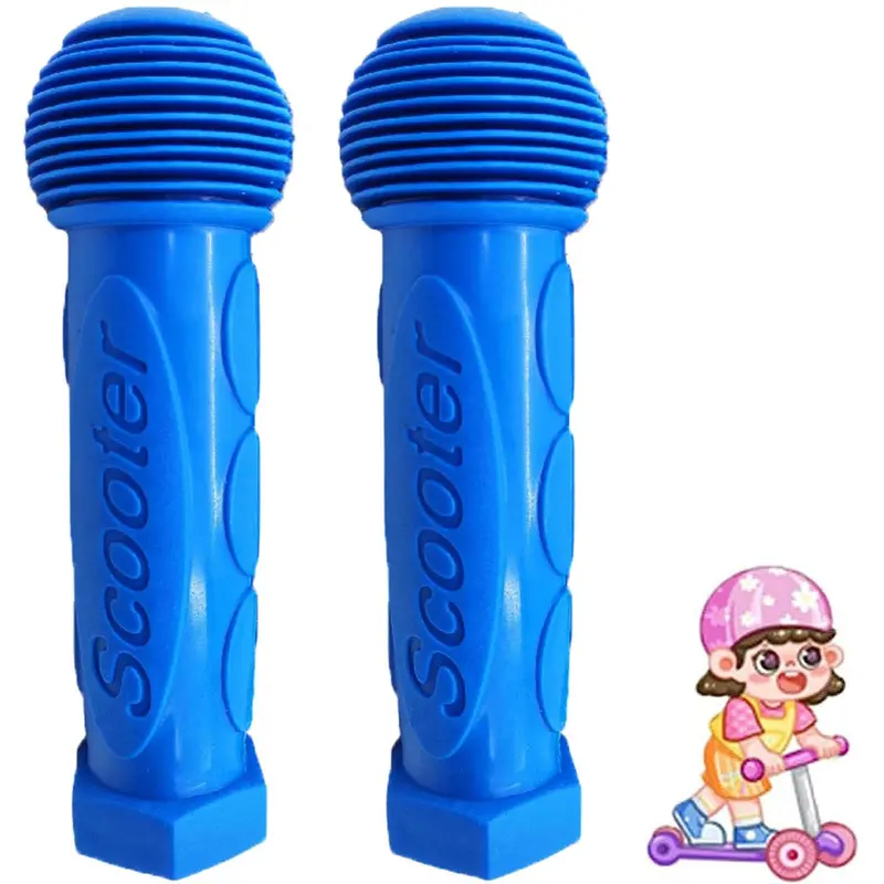 Micro Scooter Replacement Rubber Grips - Blue 1