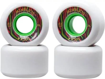 Mindless Sucka Wheels 55Mm 86A White 4 Pack 1