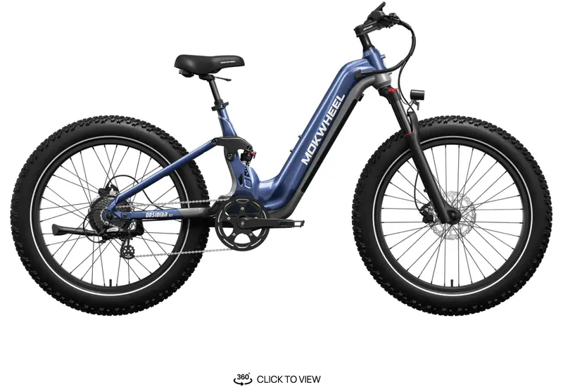 Mokwheel Obsidian Full Suspension Fat Tire Electric Bike 2