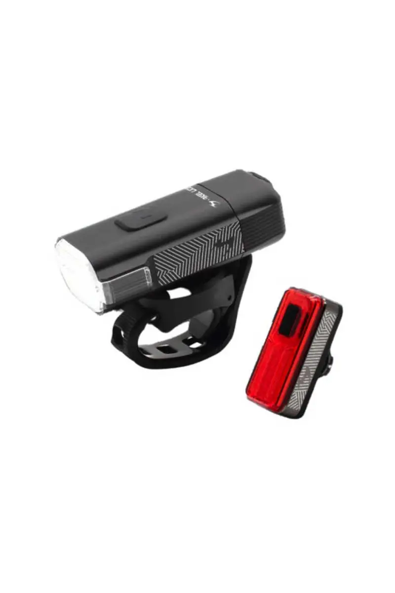 Moon Rigel Lite Front 500 & Helix Lite Rear 100 Lumens Light Set 1