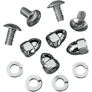 Motorcycle License Plate Fasteners - Acorn Nuts 1