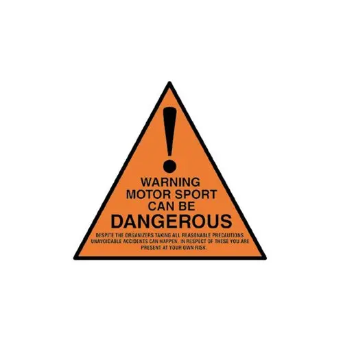 Motorsports Dangerous Sticker 1