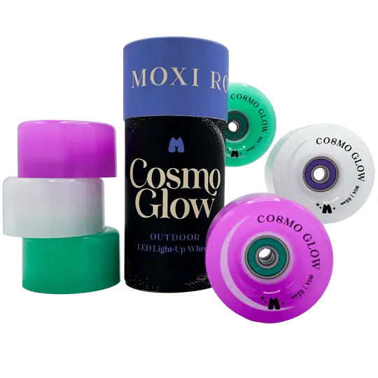 Moxi Cosmo Glow Wheels 62Mm 80A 4 Pack 1