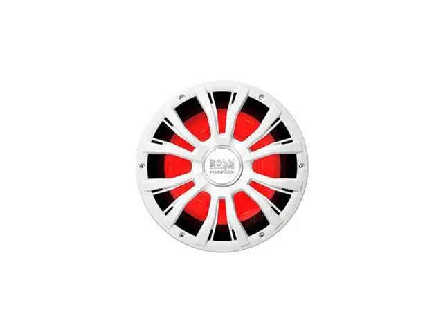 Mrgb10w Boss Audio Mrg10w 10" Marine 800W Subwoofer W/Multicolor Lighting - White 1