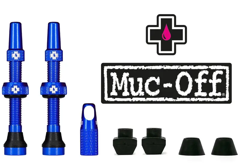 Muc-Off Tubeless Valve Kit 44Mm, Blue 1