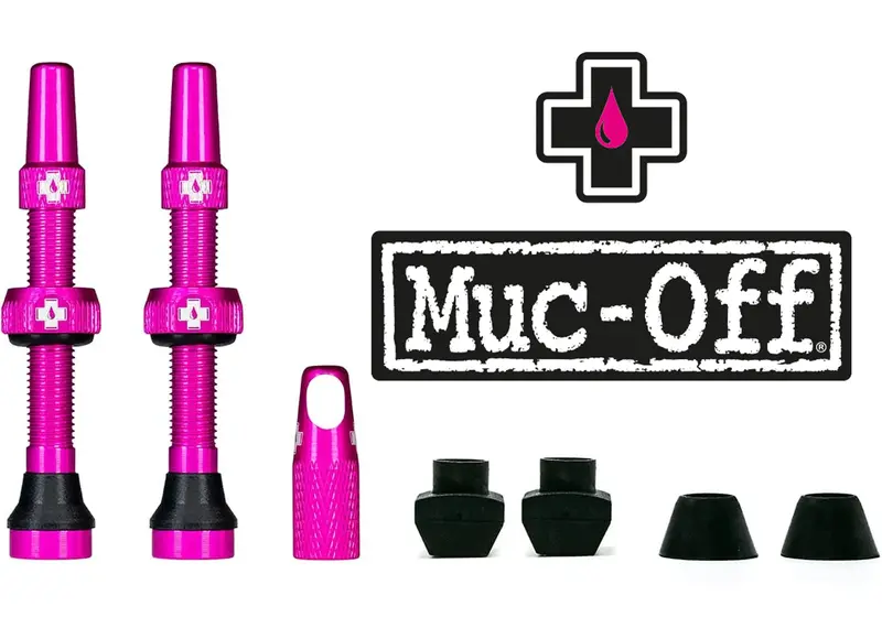 Muc-Off Tubeless Valve Kit 44Mm, Pink 1