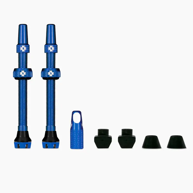 Muc-Off Tubeless Valve Kit - Tyre Insert Compatible Blue 60Mm 1