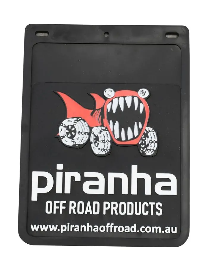 Mudflap 232Mm X 307Mm Black - Piranha 1