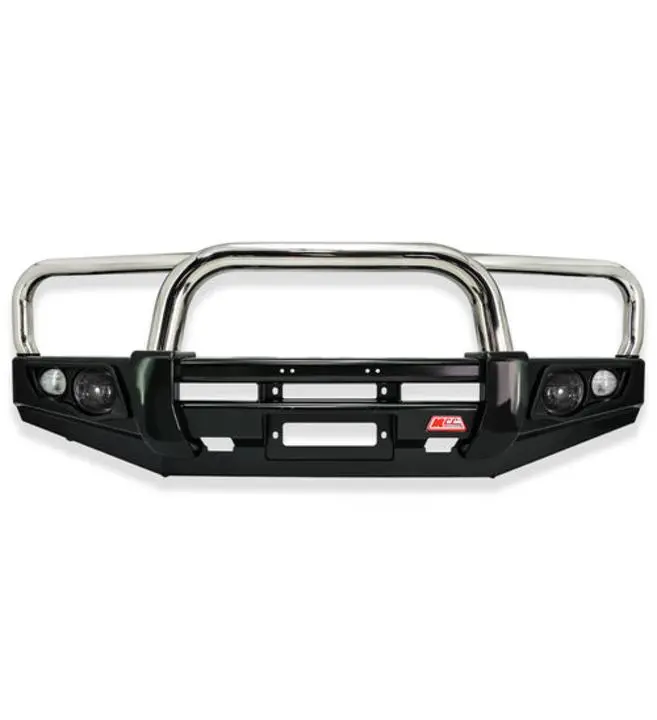 Mux Gen 3 2020-On 707-01 Falcon Bull Bar Triple Stainless Loops Package (Led Foglight) 1