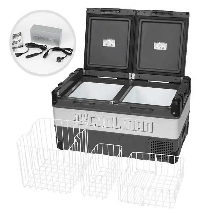 Mycoolman 85L Dual Zone Fridge The Adventurer 2