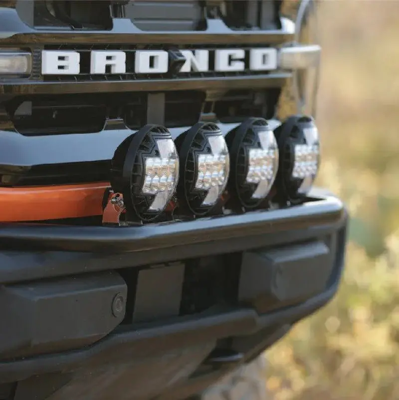 Nacho Light Mount - 2021+ Bronco Plastic / Capable Bumper 1