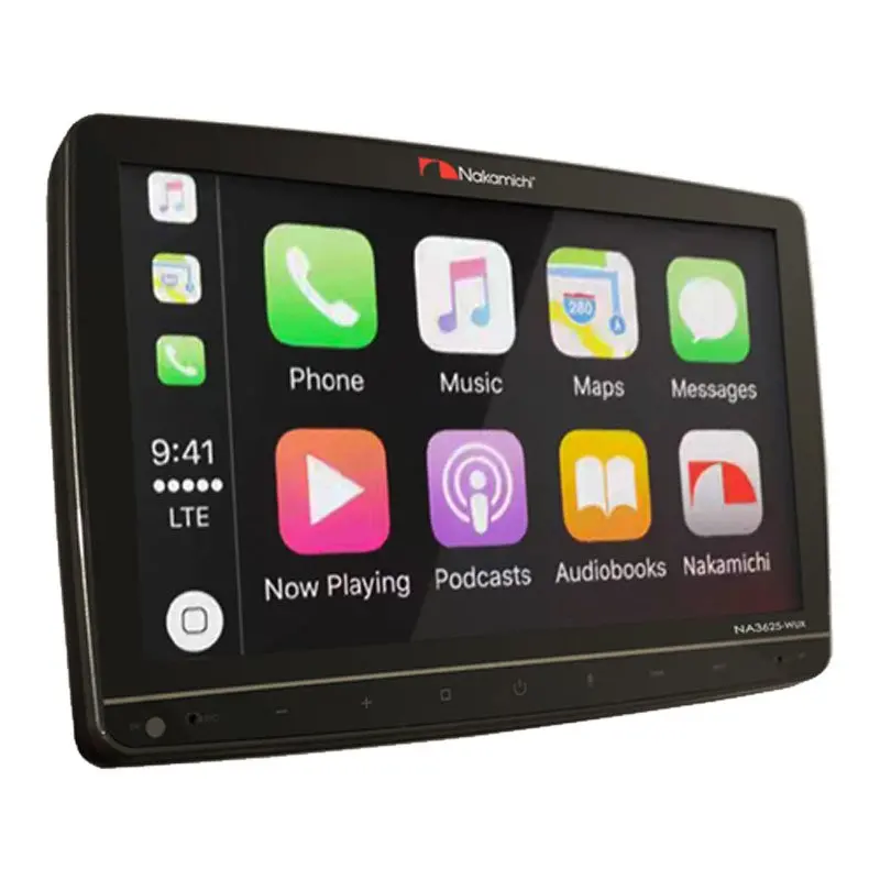 Nakamichi Na3625-Wux 10.1" Single Din Wireless Apple Carplay / Android Auto Av Receiver 1