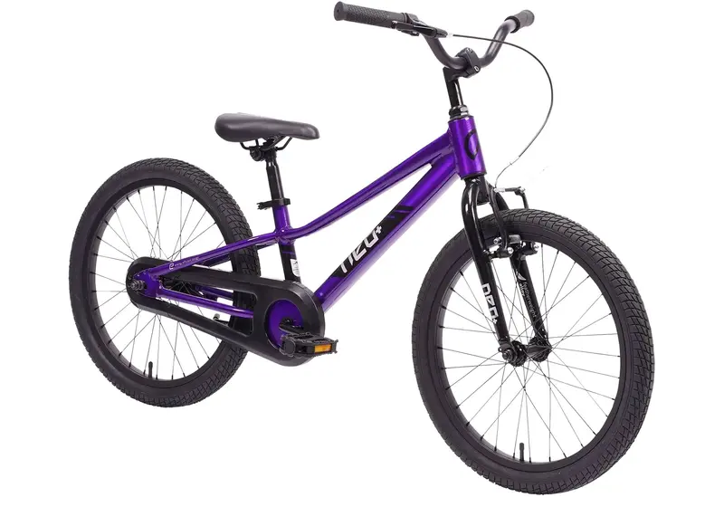 Neo+ 20 Single Speed Children's Bike, Chrome Purple, Age 5-8 Years, Rider Height: 114-132Cm 1