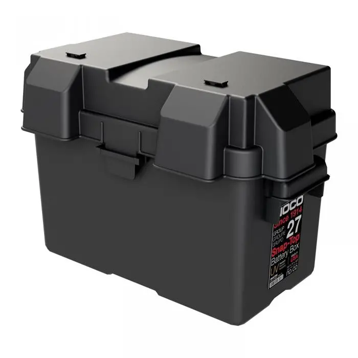 Noco Battery Box Snap Top Heavy Duty Plastic Suits 12" (N70zz) Batteries 1