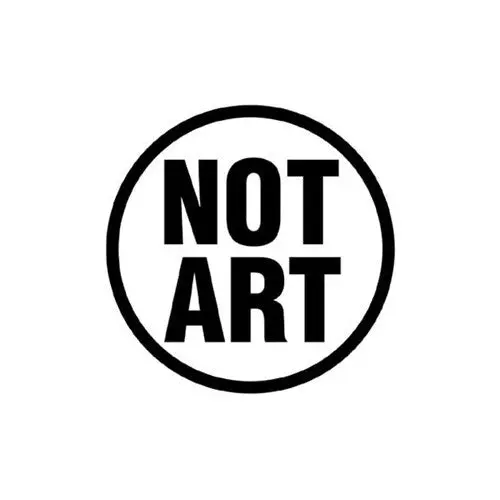 Not Art Sticker 1
