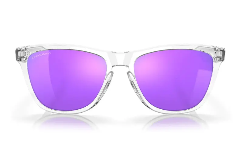 Oakley Frogskins - Polished Clear With Prizm Violet Lenses 1