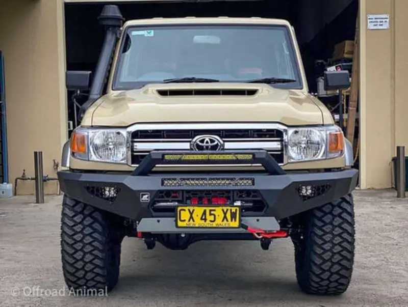 Offroad Animal Predator Bull Bar, Suitable For Toyota Land Cruiser 76, 78, 79 Series, 2007-2023 1