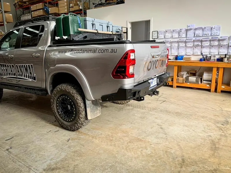 Offroad Animal Rear Bumper And Tow Bar, To Suit Toyota Hilux N80 2015-On 2