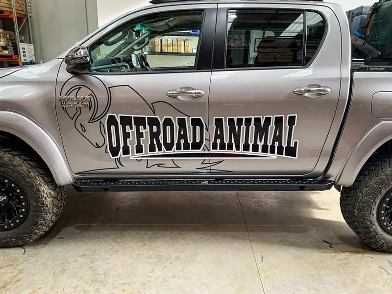 Offroad Animal  Rock Sliders, Suitable For Toyota Hilux N80, 2015 On 1