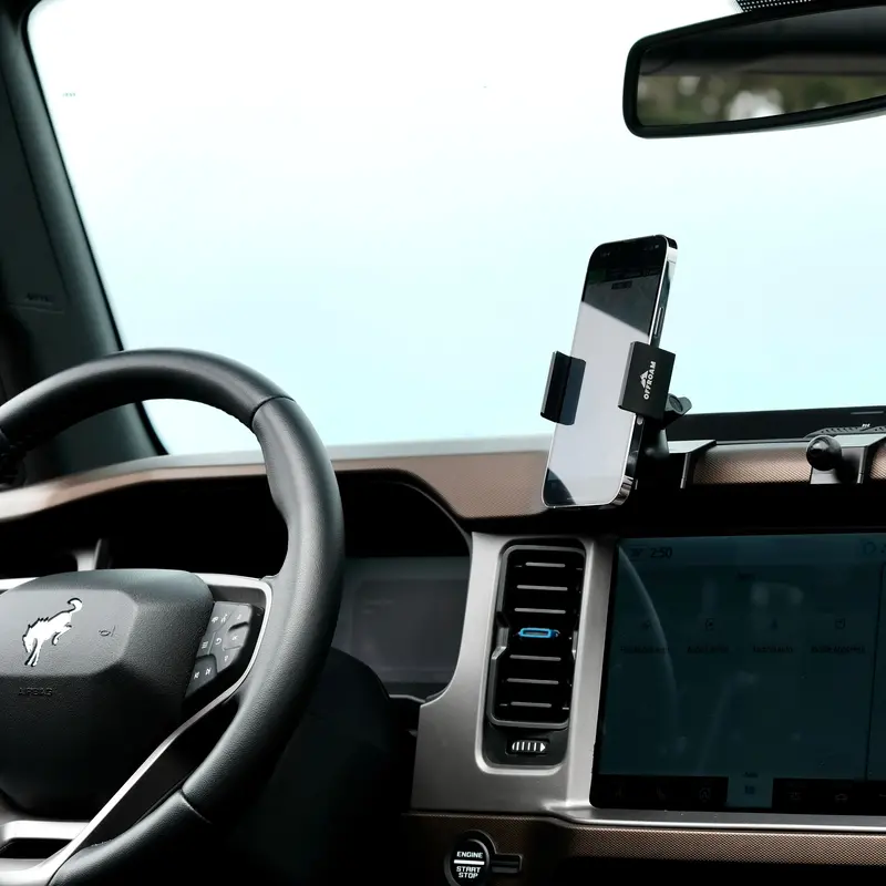 Offroam Standard Phone Mount - 2021+ Bronco (Non Stitched Dash) 2