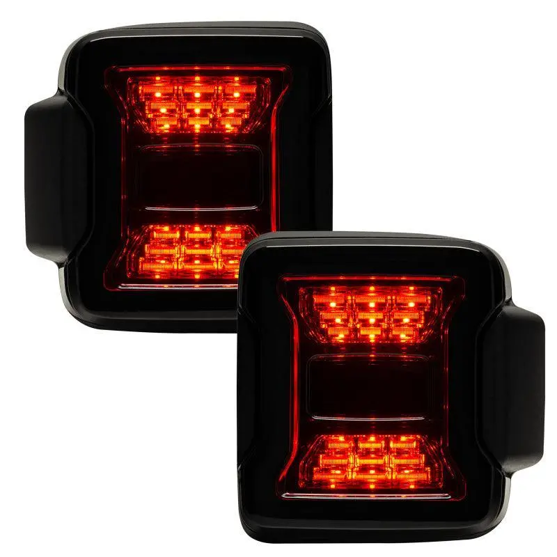 Oracle Black Series Led Tail Lights - 2018+ Wrangler Jl 1