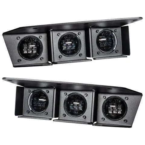 Oracle Triple Led Fog Light Kit For Hd Oem Modular Steel Bumper - 2021+ Bronco 1