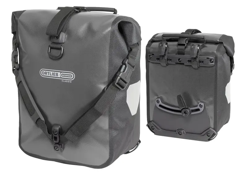 Ortlieb Back-Roller Classic Rear Panniers, Asphalt Black 1
