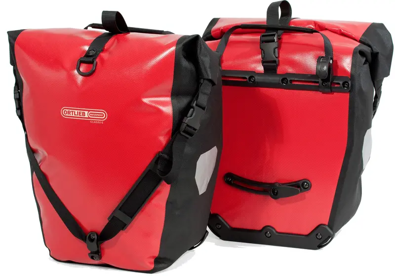 Ortlieb Back-Roller Classic Red/Black Panniers (Rear) 1