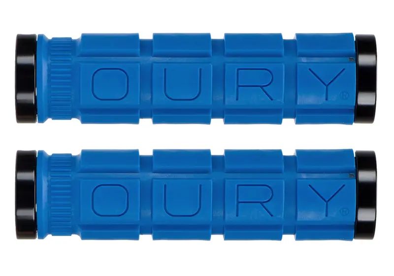 Oury Lock-On Mtb Grips, Blue 1