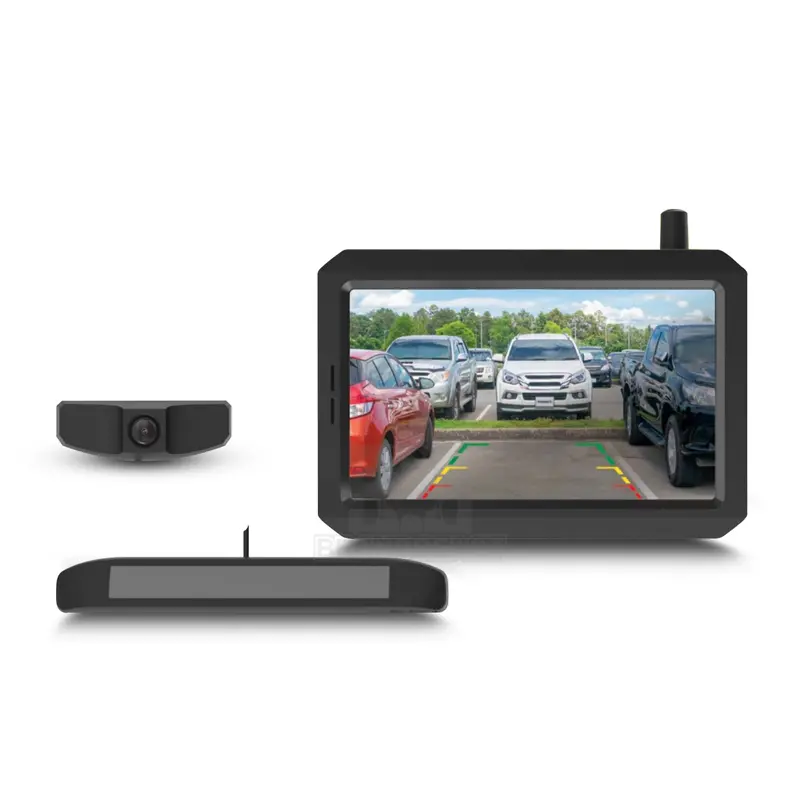 Parkmate 5.0" Solar Wireless Monitor And Camera Pack - Rvk-50Sw 1