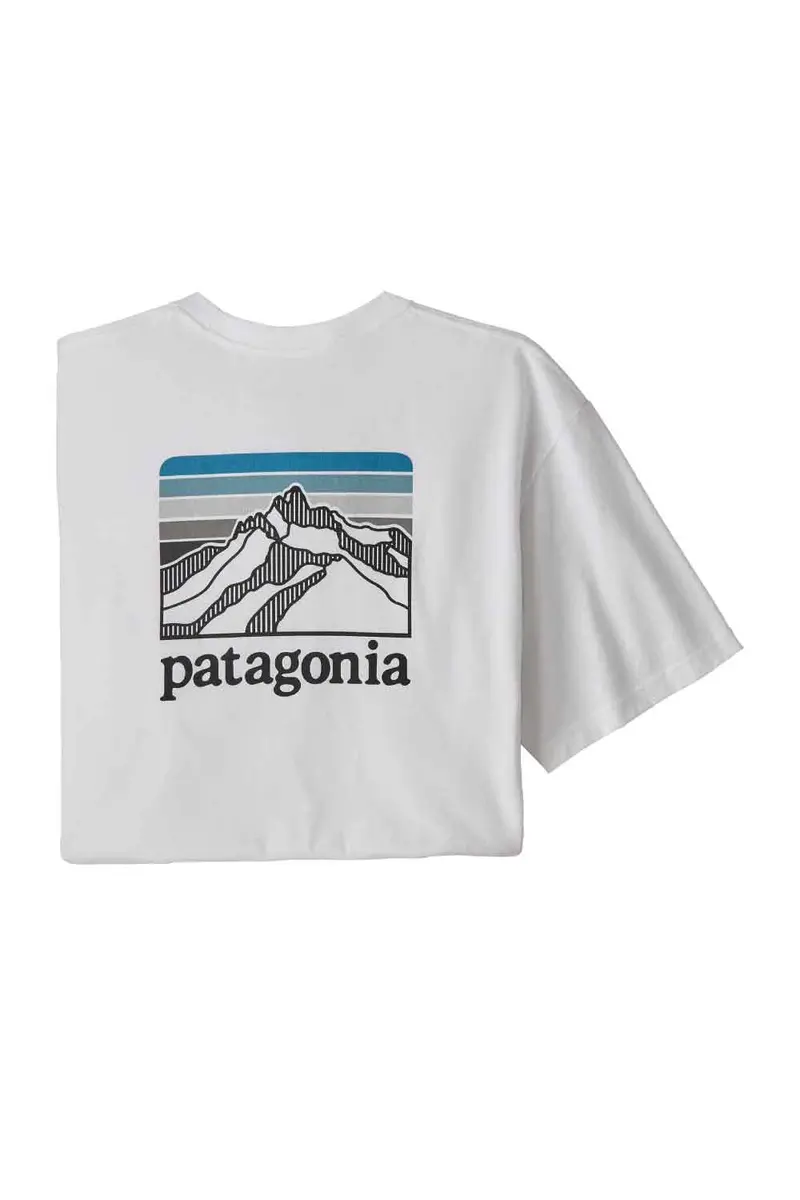 Patagonia Men's Line Logo Ridge Pocket Responsibilli T-Shirt 4