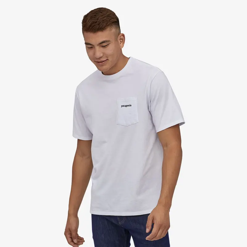 Patagonia Men's Line Logo Ridge Pocket Responsibilli T-Shirt 5