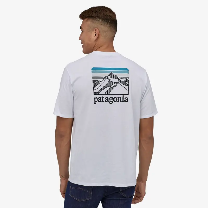 Patagonia Men's Line Logo Ridge Pocket Responsibilli T-Shirt 6