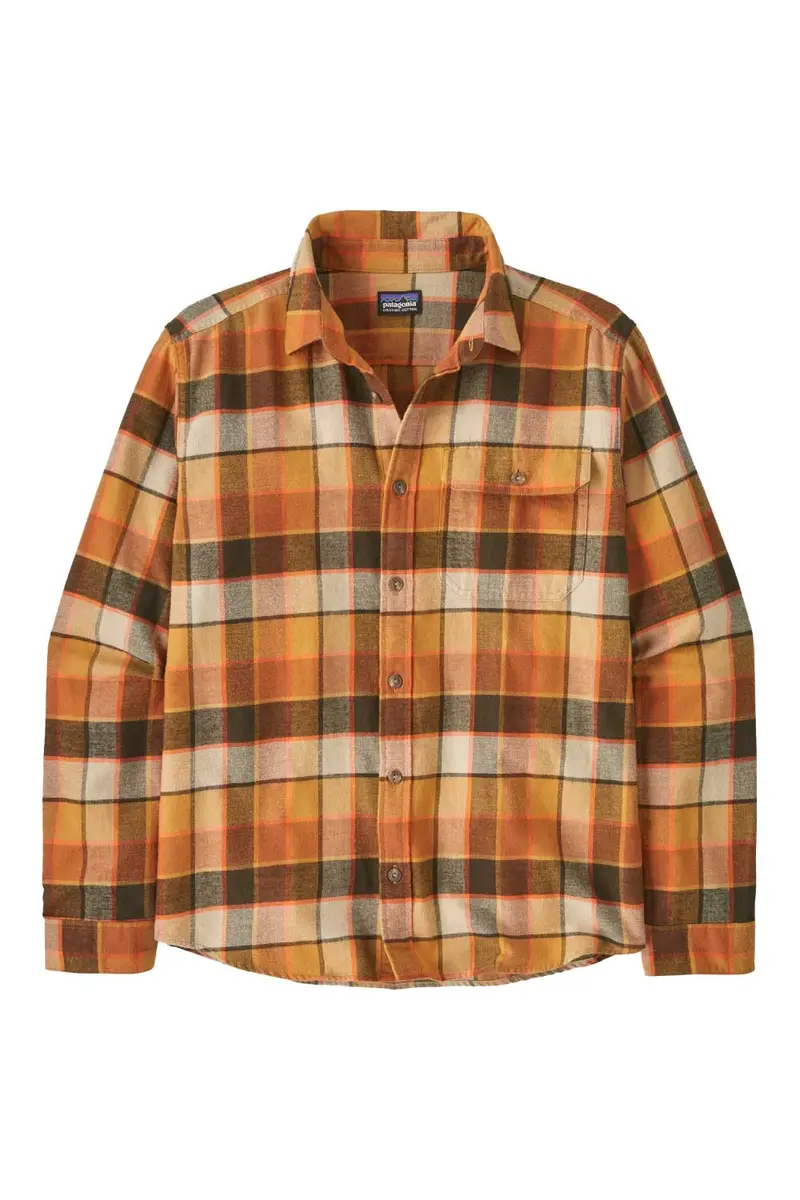 Patagonia Mens Long - Sleeved Lightweight Fjord Flannel Shirt 1