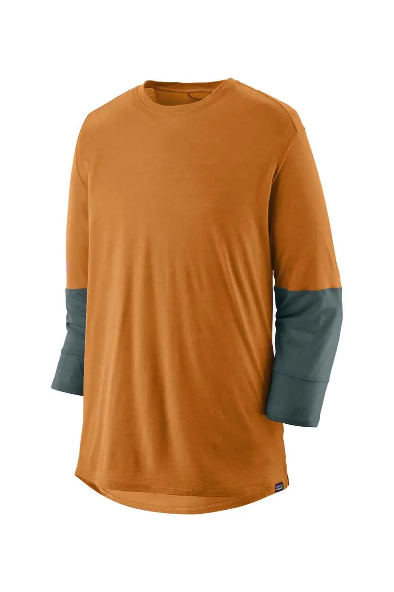 Patagonia Mens Merino 3/4 Sleeve Bike Jersey 1