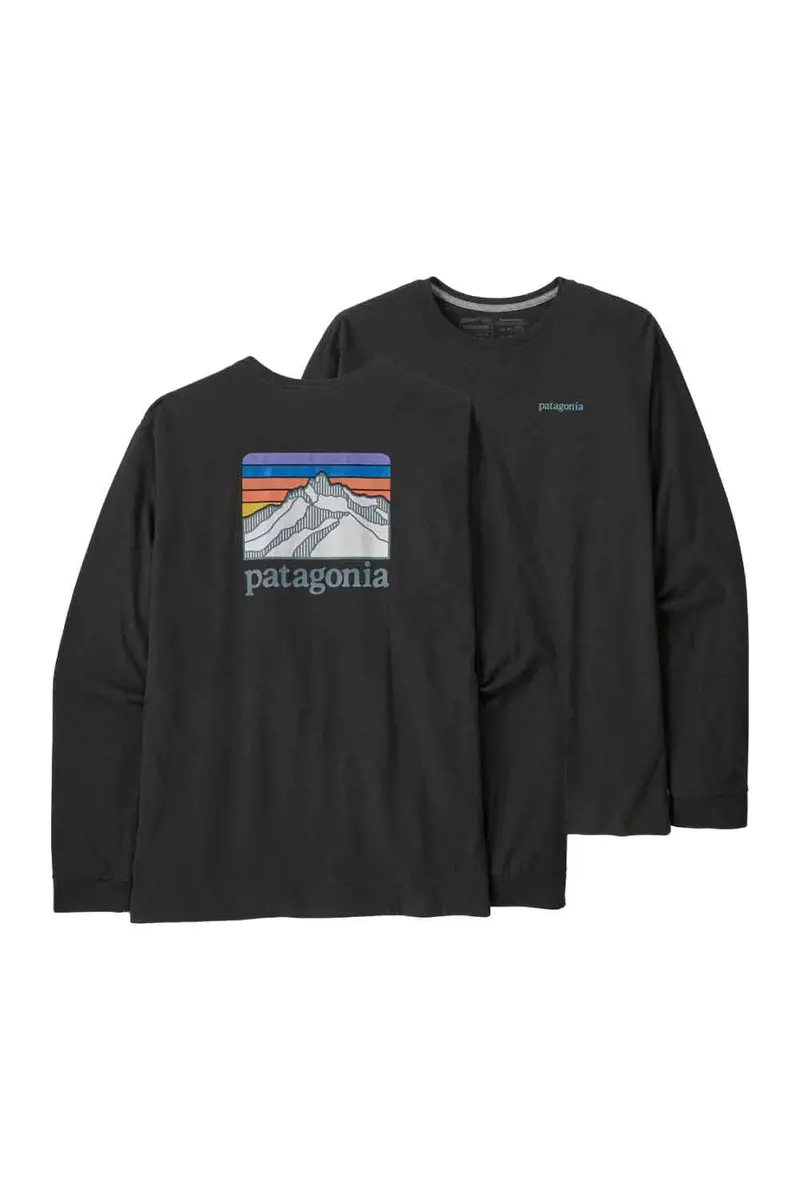 Patagonia Men’s Ridge Responsibili-Tee Long Sleeve with Line Logo