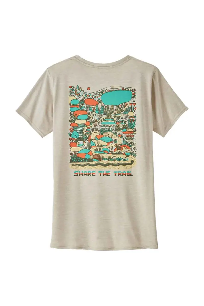 Patagonia Women's Cap Cool Daily Graphic Shirt - Lands 1