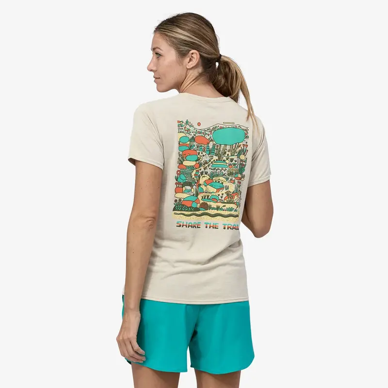 Patagonia Women's Cap Cool Daily Graphic Shirt - Lands 3