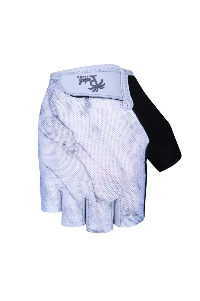 Pedal Palms Fingerless Bike Gloves - Marble 1