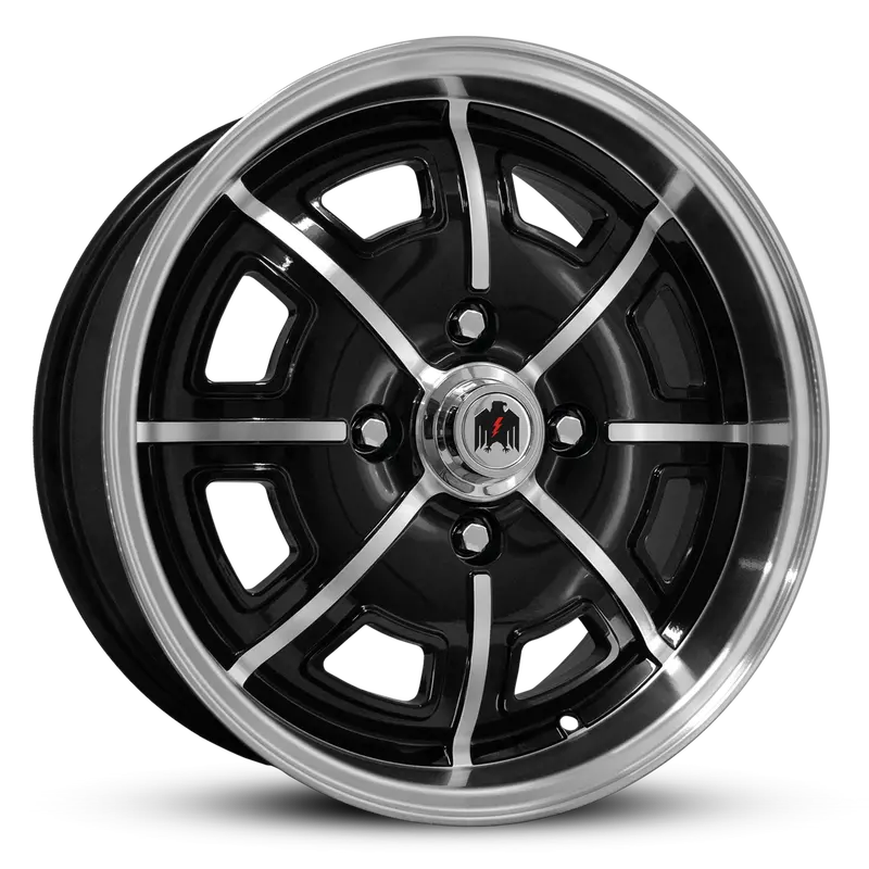 Pedrini | Gloss Black Machined Face & Lip 1