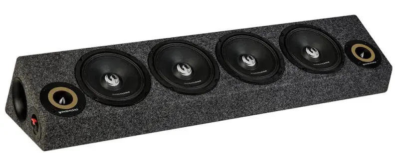 Phoenix Gold Zprob654 High  Spl Audio Speaker Box 6.5" Mid Bass And 3.6" Tweeters 1520Watts 1