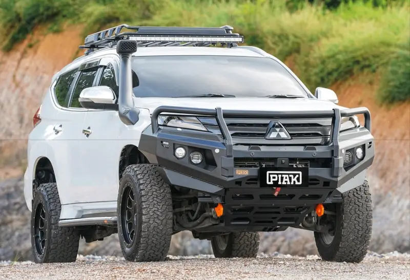Piak Elite 3-Loop Winch Bar Mitsubishi Pajero Sport 2020+ (Orange & Black) 1
