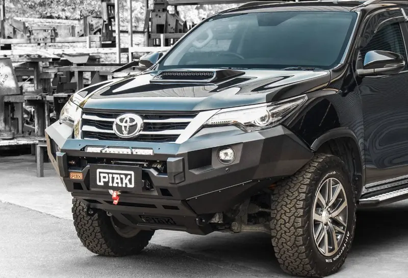 Piak Elite Non Loop Winch Bar Toyota Fortuner 2015+ (Black) 1