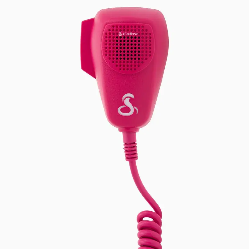 Pink Premium Dynamic 4-Pin Replacement Cb Microphone 1