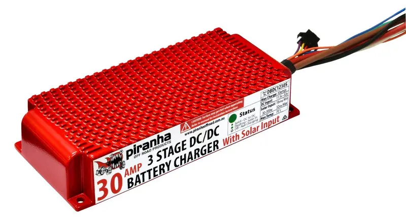 Piranha Dc-Dc 30 Amp Battery Charger With Solar Input 1