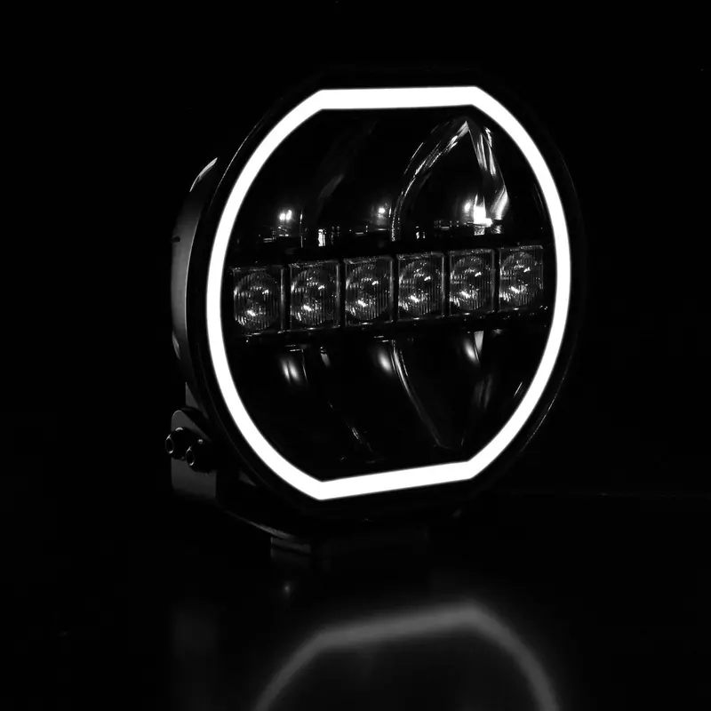 Piranha Prx9 - 9" Led Driving Light Kit – High Performance 4Wd Spot Lights 6000K 1