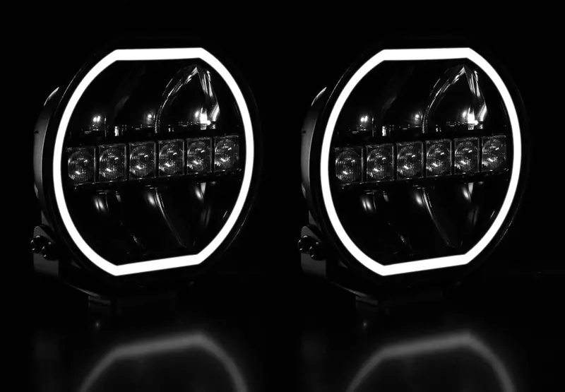 Piranha Prx9 - 9" Led Driving Light Kit – High Performance 4Wd Spot Lights 6000K 2