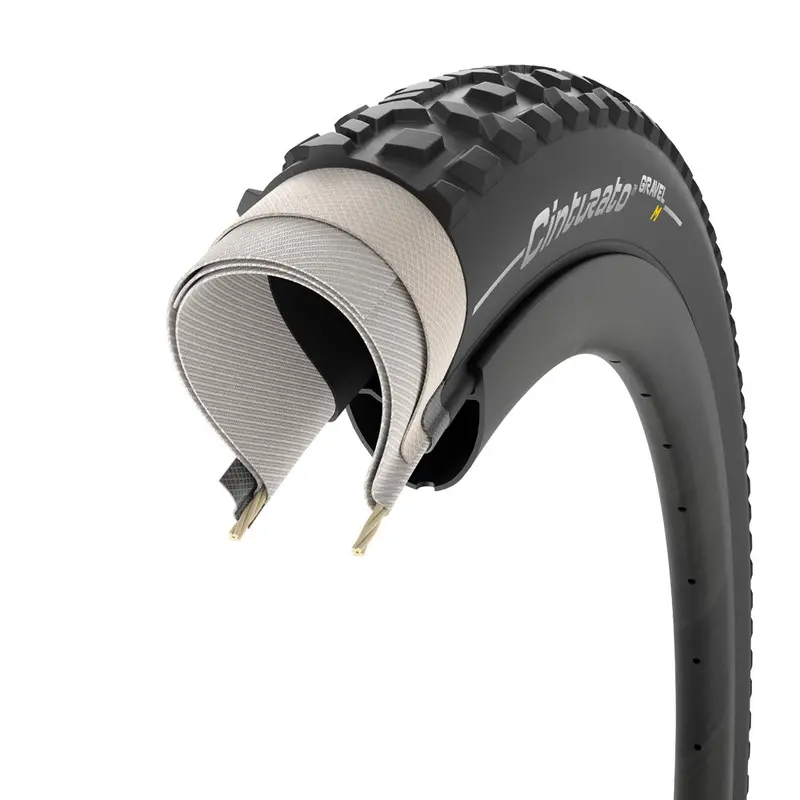 Pirelli Cinturato Gravel Mixed Terrain Black Tlr 700C Bicycle Tyre 1