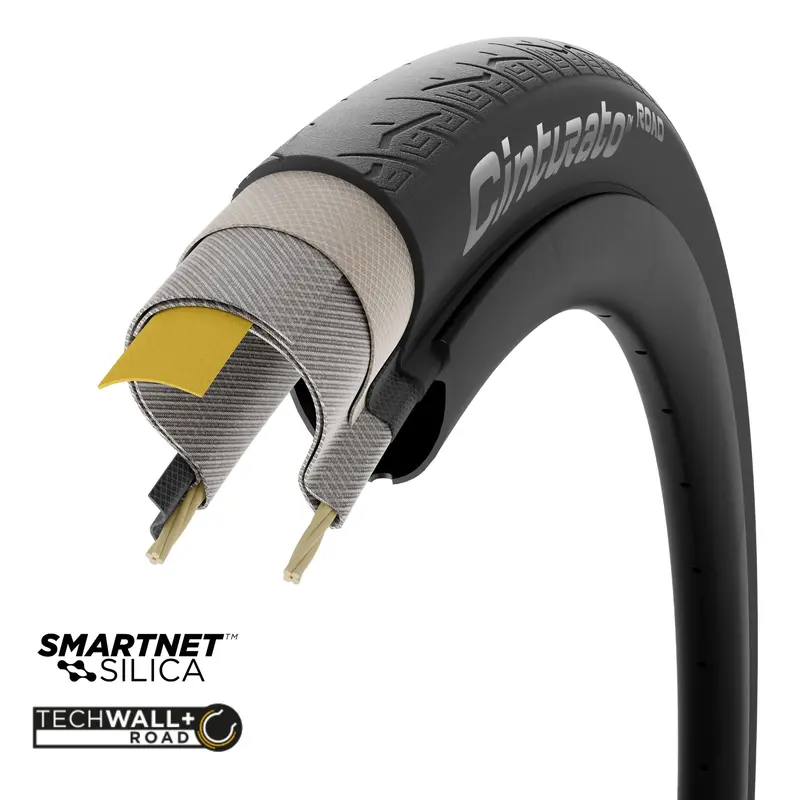 Pirelli Cinturato Road Clincher Bicycle Tyre Black 700C (Non-Tubeless) Bicycle Tyre 1